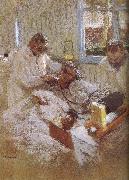 Edouard Vuillard The doctor and pat oil on canvas